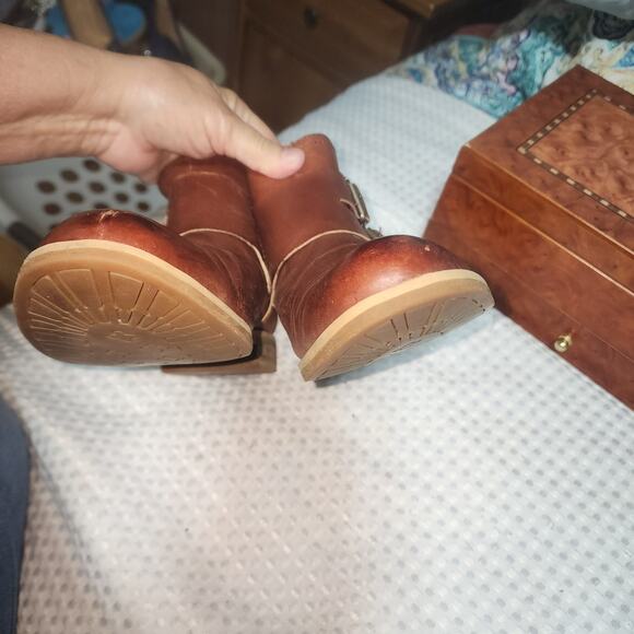 TIMBERLAND EUC WOMENS SZ 8W SAVIN HILL DOUBLE BUCKLE BOOTIES BOOTS SHOES - Picture 7 of 11